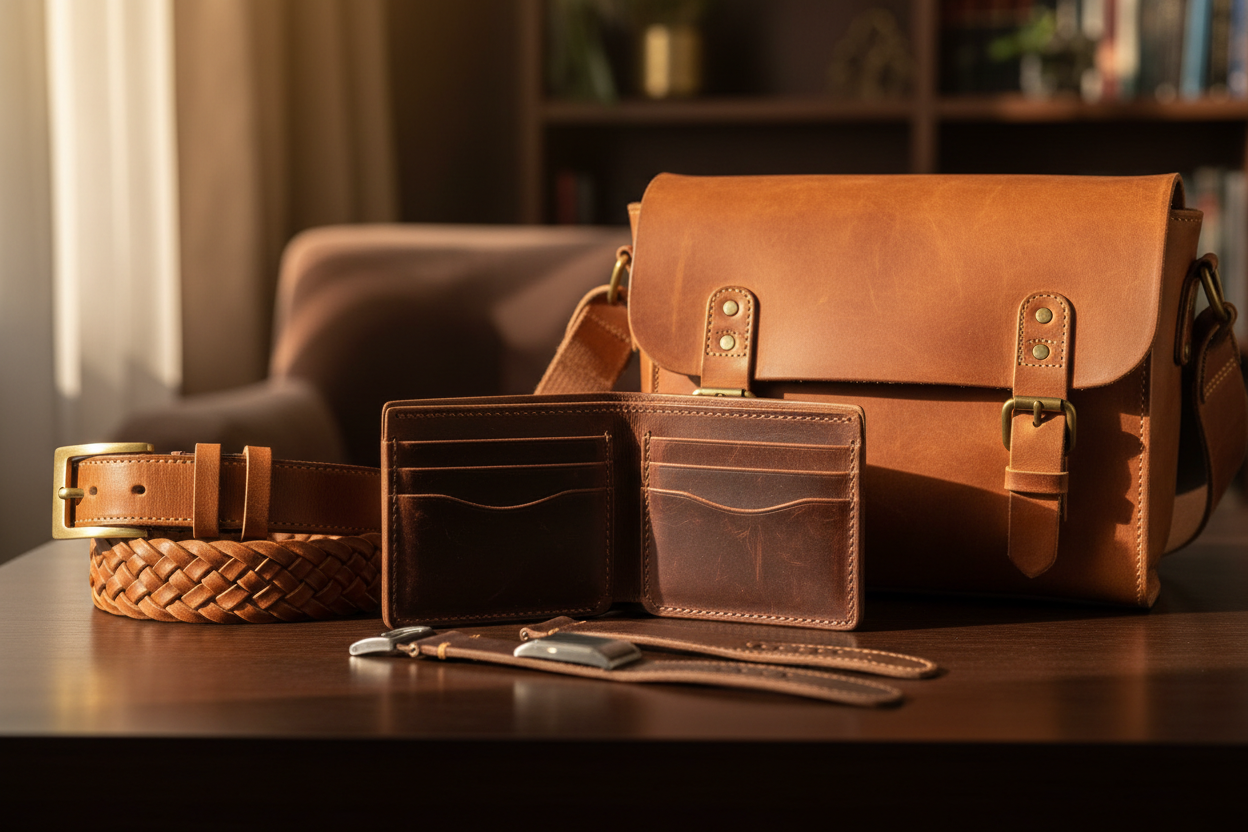 men leather products